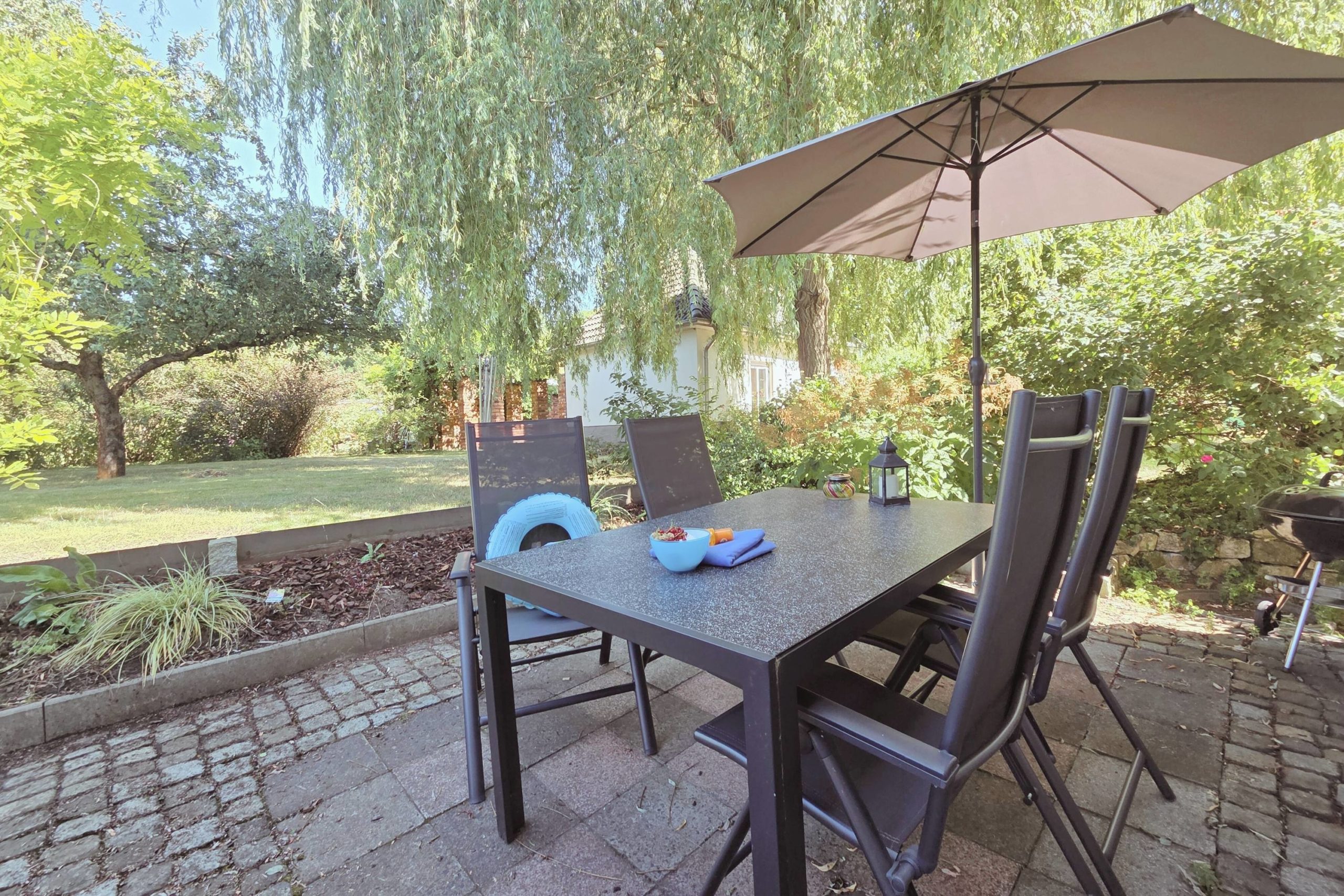 Ferienwohnung von flex living Senftenberg Garten